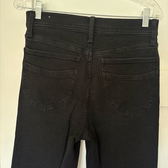 Madewell 11” High Rise Flare Black (Crossan Wash) 27 - Picture 13 of 16